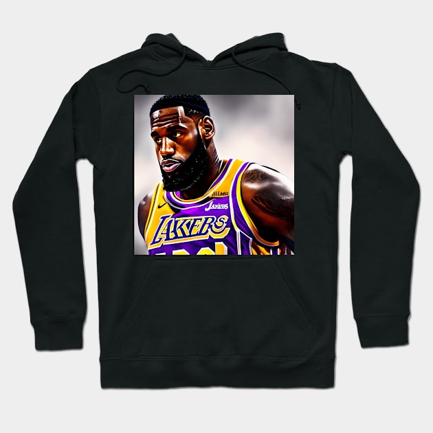 Los Angeles Basketball Hoodie by teakatir